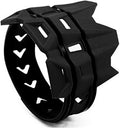 Exhaust Tail Pipe Protector Cover Guard - Automotive Replacement Exhaust Heat Shields, Anti-scalding Ring Motorcycle Muffler Tailpipe Cover Exhaust Silencer Guard Protector (Black)