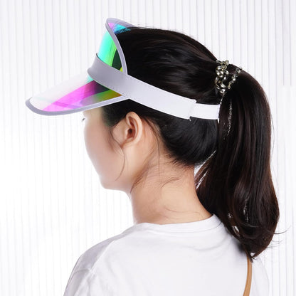 6 Pack Sun Visor Hats Cap Sports Visors Beach Tennis Golf Headwear for Women Men