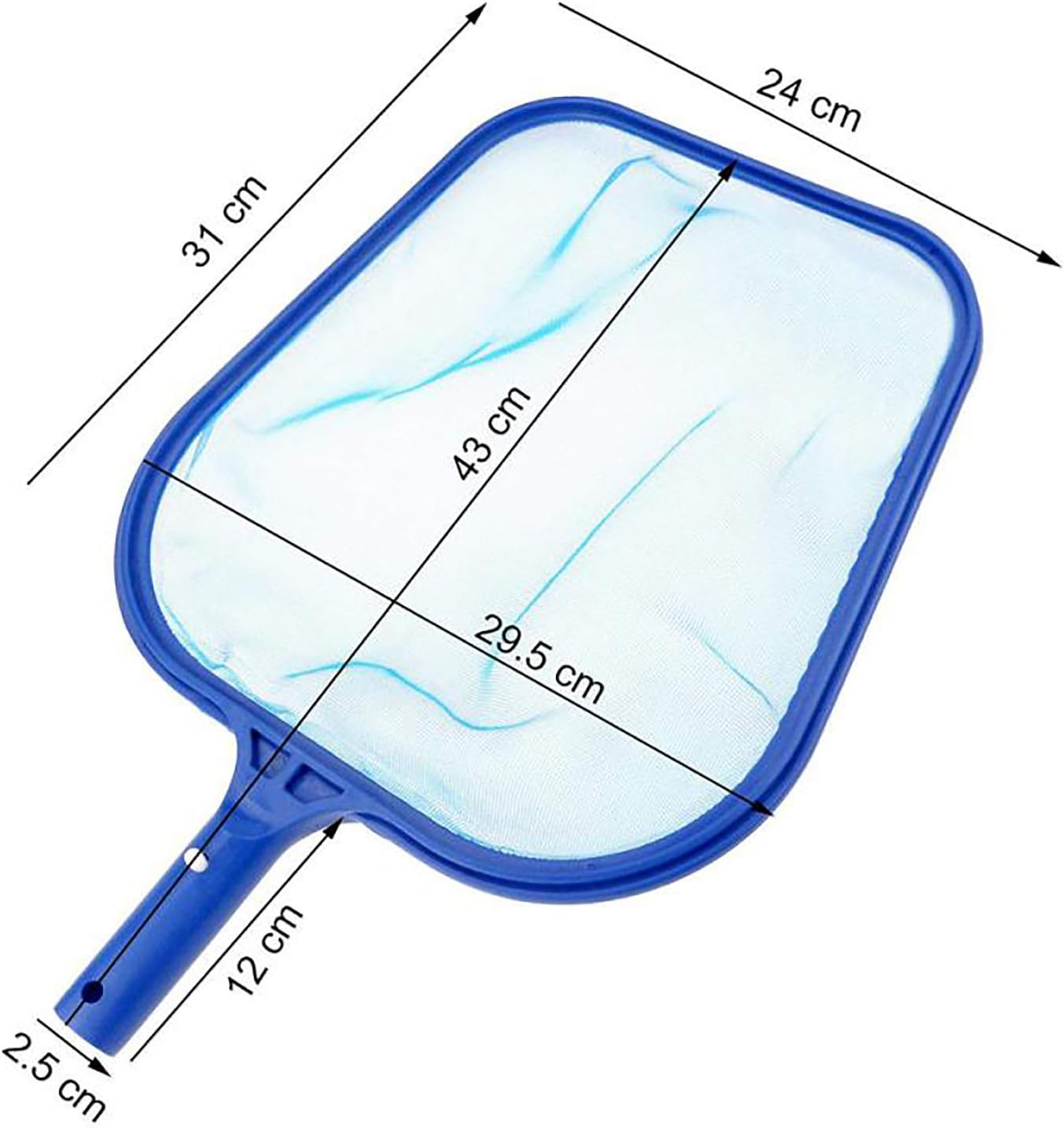 Pool Skimmer Net,Pool Net Pool Swimming Skimmer Net Ultra Fine Mesh Netting Bag Basket for Fast Cleaning of The Finest Debris,Hot Tubs,Ponds and Fountains (Pole Not Included)