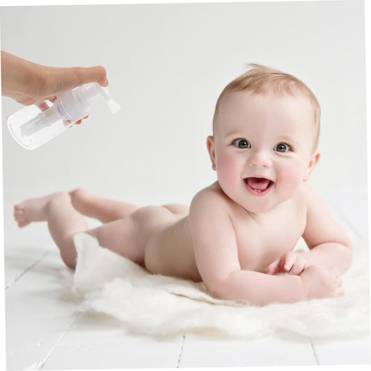 2PCS Powder Spray Bottle, 180ml Portable Powder Dispenser with Converging Nozzle, Powder Container Even Dispensing Powder Spray for Baby Powder, Body Powder and Even Edible Glitter