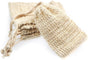 MIFASOO 5 Pack Natural Sisal Soap Saver Bag Zero Waste Mesh Bar Soap Loofah Holder Pouch for Shower