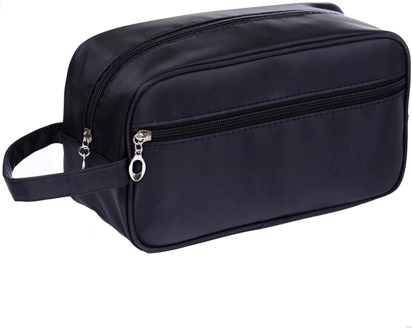 Toiletry Bag for Men,  Portable Travel Wash Bags, Water-Resistant Shaving Bag Gym Shower Bathroom Bag Dopp Kit Make Up Bag Toiletries Accessories Organizer (Black)