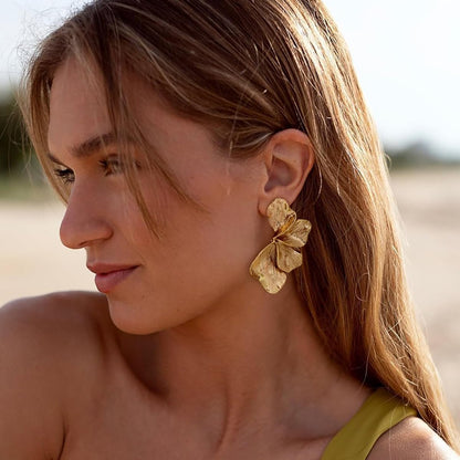 Gold Boho Ocean Earrings Shell Earrings Sea Shell Stud Earrings Beach Jewelry Gifts for Women