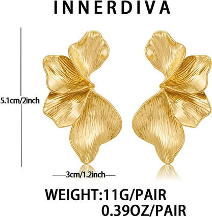 Gold Boho Ocean Earrings Shell Earrings Sea Shell Stud Earrings Beach Jewelry Gifts for Women