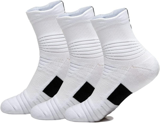 Basketball Socks Cushioned Thick Hiking Cycling Athletic Crew Socks for Men Women Boy