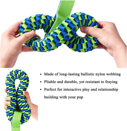 Bullymake Dog Toys for Aggressive Chewers - Tug of War & Teeth Cleaning - Medium & Large Dogs