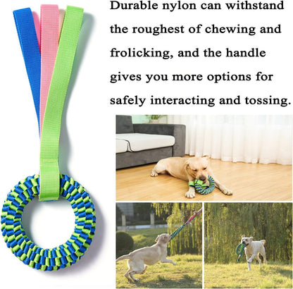 Bullymake Dog Toys for Aggressive Chewers - Tug of War & Teeth Cleaning - Medium & Large Dogs