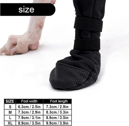 Dog Paw Wound Cover - Pet Waterproof Foot Covers | Claw Shoe Covers | Adjustable Dog Boots for Injured Paws | Breathable Four-Legged Claw Shoe Covers | Non-Slip Dog Injury Protection C