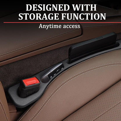 2PCS Car Seat Gap Filler Organizer with Car Storage Slot,Multi-Functional Car Gap Filler for Phone,Key,Coin in Car Organization And Anti-Drop,Universal Car Gap Filler Organizer for Cars
