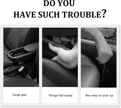 2PCS Car Seat Gap Filler Organizer with Car Storage Slot,Multi-Functional Car Gap Filler for Phone,Key,Coin in Car Organization And Anti-Drop,Universal Car Gap Filler Organizer for Cars