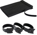 100 PCS 6 Inches Reusable Cable Ties, Adjustable Wire Ties, Cable Organizer, Cord Wrap and Hook Loop Cords Management for Organizing Home, Office, Data Centers（Black）