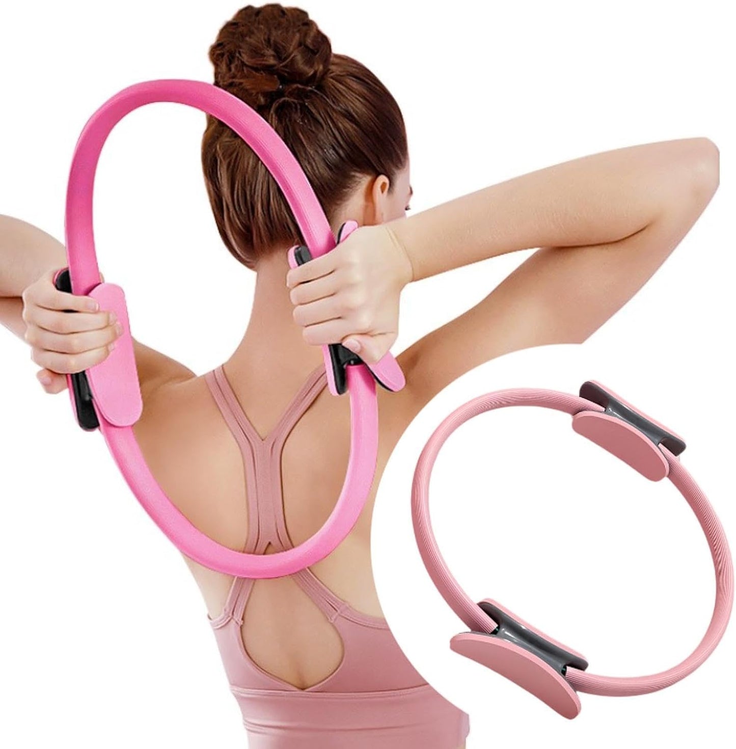 Pilates Ring Fitness Ring Toning Thighs Legs Thigh Toner for Women Girl Inner Thigh Exerciser Fitness Circles Pilates Circle