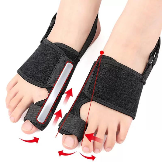 Recovist Bunion Brace - Adjustable Orthopedic Splint for Hallux Valgus Correction & Pain Relief, Day & Night Wear Support for Men & Women (2PC)