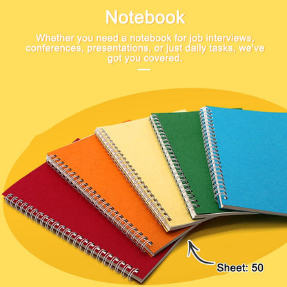Multifunctional Conference Spiral Notebook Soft Portable Meeting Organiser Travel Journal Daily Plan Notebooks