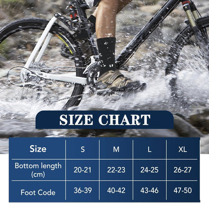 Waterproof Outdoor Adventure Socks for Adults - Breathable Warm and Waterproof Socks for Skiing Water Sports Hiking Cycling - Ideal for Exploring Mountaineering and Riding