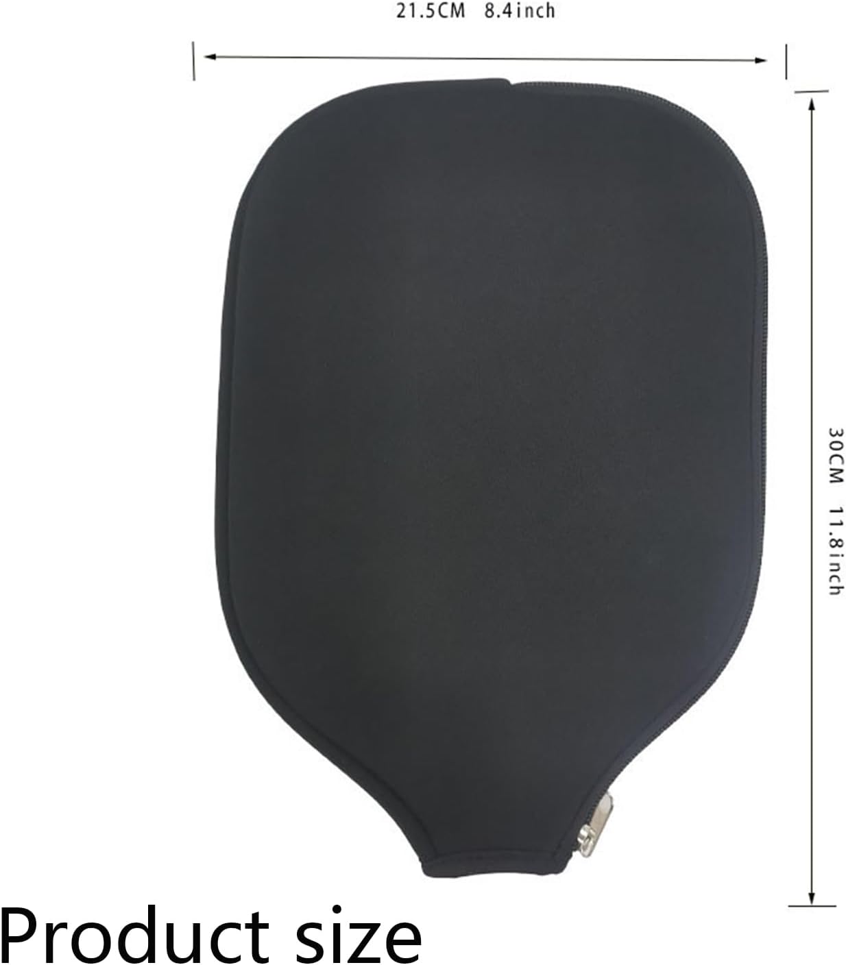 2pcs Racquet Cover for Pickleball, 8.6 x 12.2 Inch Neoprene Paddle Cover for Pickleball Racket Sleeve Storage Bag Compatible for Most USAPA Standard and Elongated Pickball Paddles