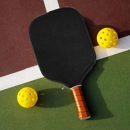 2pcs Racquet Cover for Pickleball, 8.6 x 12.2 Inch Neoprene Paddle Cover for Pickleball Racket Sleeve Storage Bag Compatible for Most USAPA Standard and Elongated Pickball Paddles