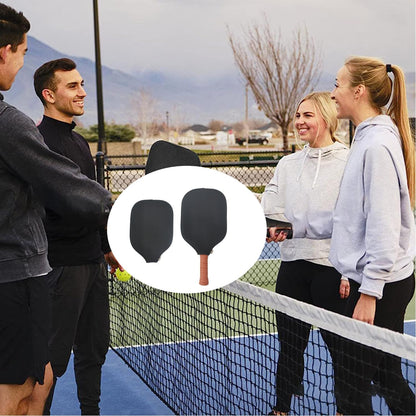 2pcs Racquet Cover for Pickleball, 8.6 x 12.2 Inch Neoprene Paddle Cover for Pickleball Racket Sleeve Storage Bag Compatible for Most USAPA Standard and Elongated Pickball Paddles