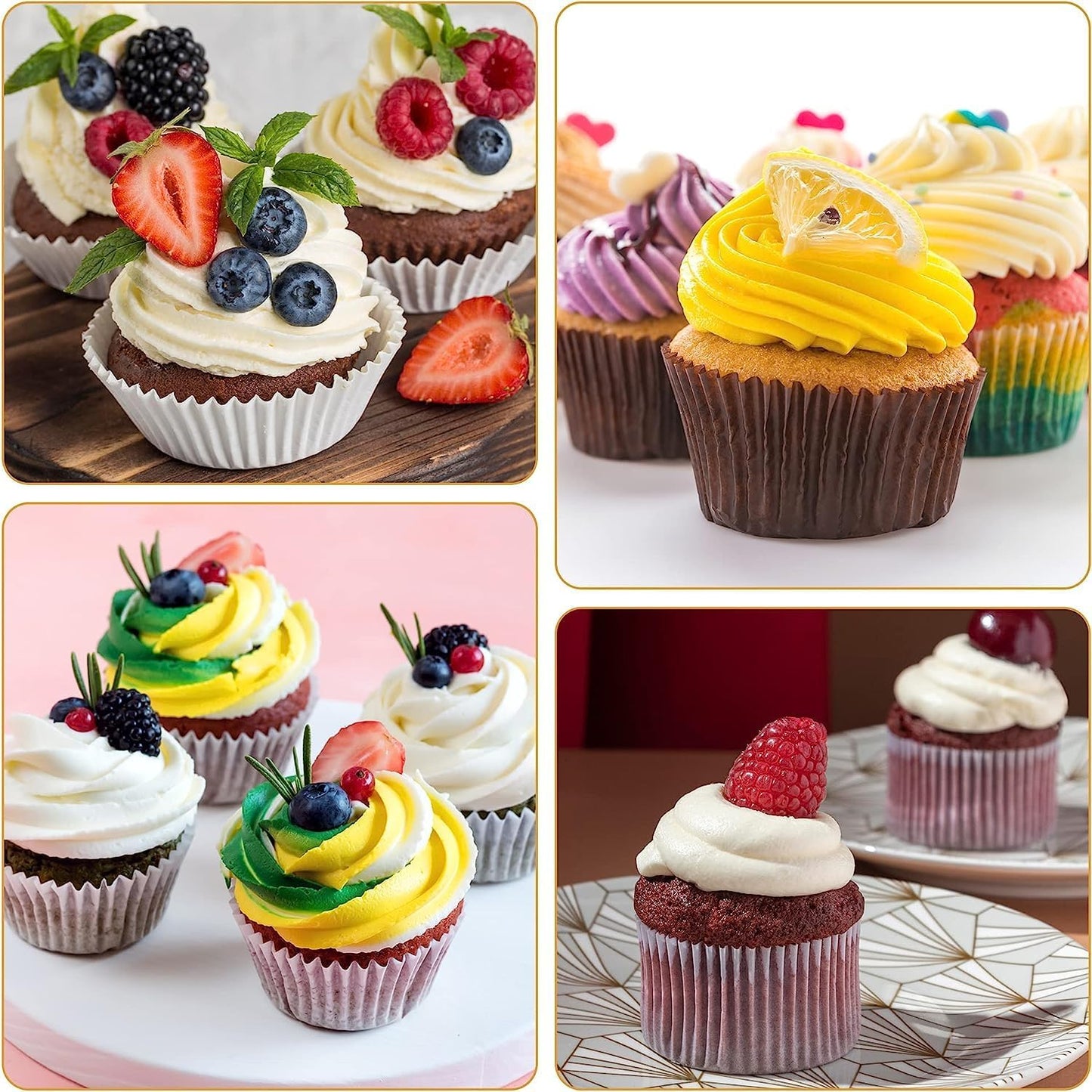 Large Icing Piping Tips Set 5PCS - Extra Large Icing Tips, Star Pastry Tips, French Star Tube, Plain Tube