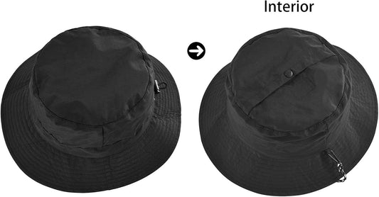 Men Women Outdoor Bucket Hat Quick Dry Packable Boonie Hat UV Protection Sun Hat