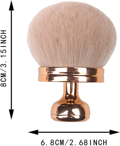 Extra Large Body Self Tanner Makeup Brush, 3 Inch Wide-headed Self Tanning Kabuki Blend Brush for Powder, Blusher, Foundation, Bronzer, Self Tan Face, Body, Leg and Back Applicator (Rose Gold)