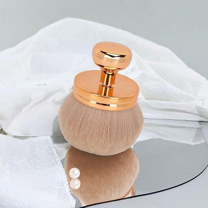 Extra Large Body Self Tanner Makeup Brush, 3 Inch Wide-headed Self Tanning Kabuki Blend Brush for Powder, Blusher, Foundation, Bronzer, Self Tan Face, Body, Leg and Back Applicator (Rose Gold)