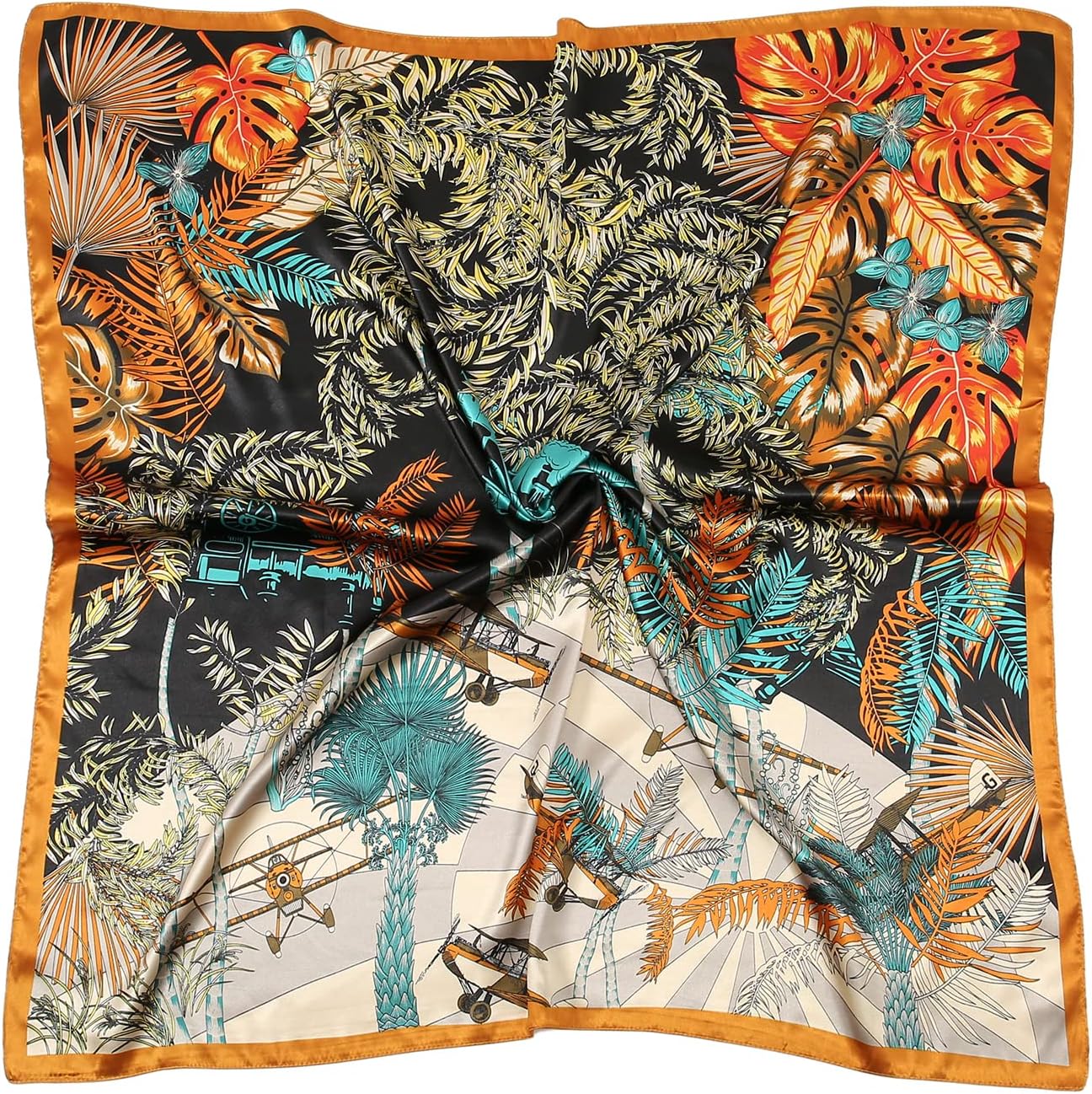 100% Mulberry Silk Scarf Head Scarf for Women Hair Wrap for Sleeping Square Bandana Neck Scarf