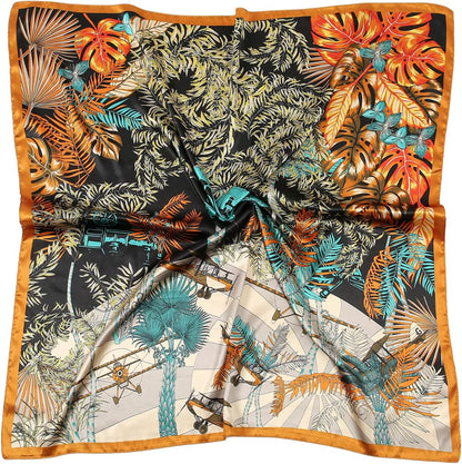 100% Mulberry Silk Scarf Head Scarf for Women Hair Wrap for Sleeping Square Bandana Neck Scarf