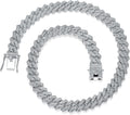 13mm Cuban Link Chain For Men Women Iced Out Chain Miami Cuban Necklace Bling Diamond Chains Hip Hop Jewelry