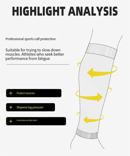 2 Pack Pro Soccer Leg Sleeves Socks/Compression for Calf - over the calf,ootball, baseball, basketball,rugby