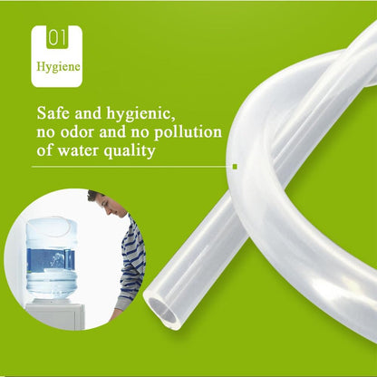 2 Pcs Silicone Tubing Hose for Automatic Drinking Water Pump Replacement Compatible with Electric Water Dispenser, Water Bottle Pump, and Water Purifiers for Efficient Water Dispensing