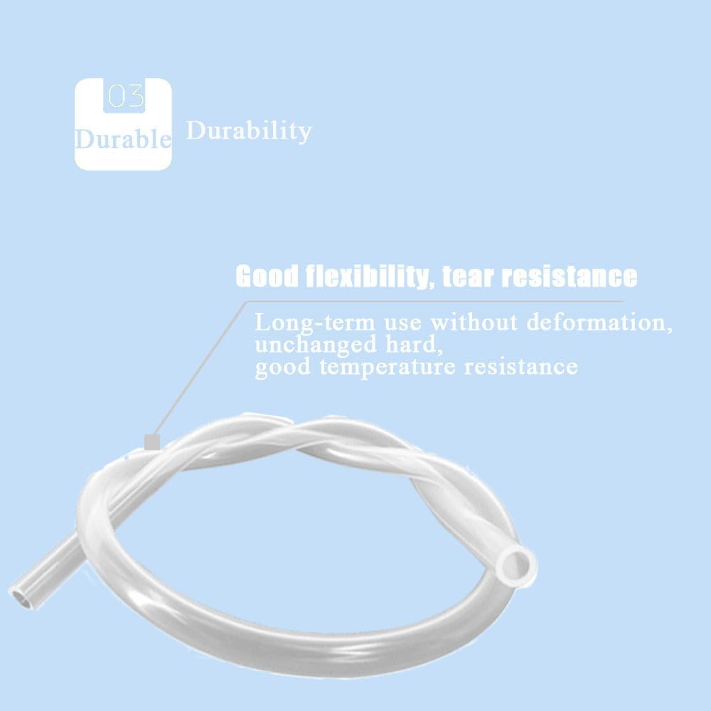 2 Pcs Silicone Tubing Hose for Automatic Drinking Water Pump Replacement Compatible with Electric Water Dispenser, Water Bottle Pump, and Water Purifiers for Efficient Water Dispensing