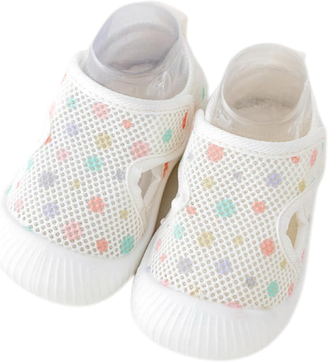 Anti-Slip Baby Toddler Boys Girls First Walking Shoes- Breathable Mesh & Anti-Slip Sole - Secure Hook & Loop Strap - Lightweight & Flexible for All Seasons Hover Image