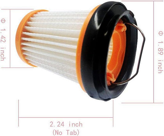 4 Pack Replacement Fabric Filter Compatible with Shark ION W1 Cordless Handheld WV200 WV201 WV205 WV220 Vacuums,Compare to Part # XHFWV200