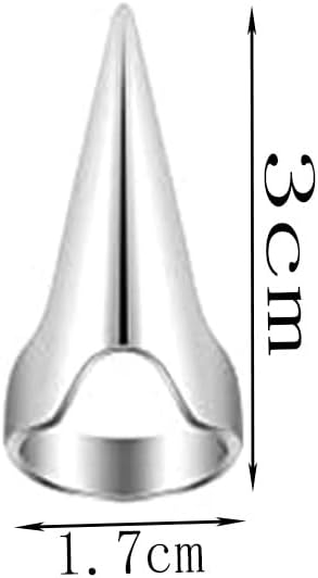 10 pcs Hair Parting Ring Alloy Beard Braiding Silver, Hair Selection Tool, Hair Coloring,Hair Finger Parting Tool, Hair Parting Tool Finger Pinky Parting Tool for Braids Selecting Tool Sectioning Ring parting Ring, Alloy Durable Dreadlocks Braids Selectin