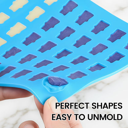 Gummy Molds Bear Candy Silicone - Mini Size Chocolate with 2 Droppers Nonstick Food Grade Pack of 4 (1ml)