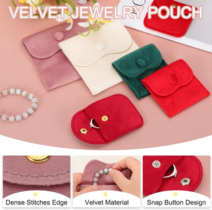 Squeeze Top Sunglass Pouch, PU Leather Soft Eyeglass Pouch Portable Travel Sunglasses Organizer (1 Set) Pink White -