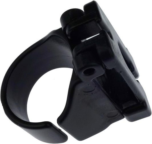 4 Pack Scuba Dive Universal Plastic Clip Snorkel Keeper Tube Holder, Black