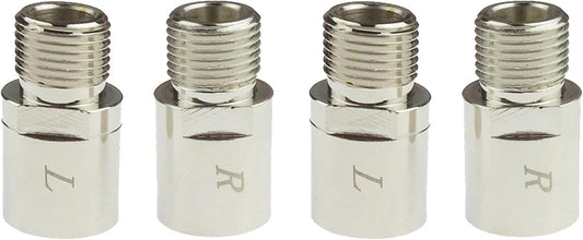 Bike Pedal Extenders, Fit 9/16 inch Spindle Pedals Bike, Extend by 20mm/0.79inch