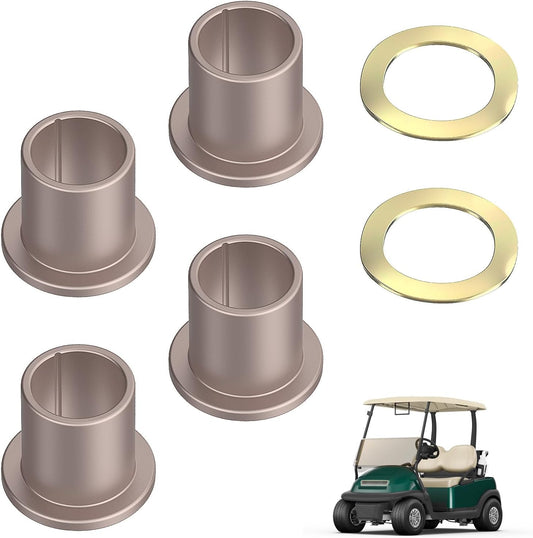 Club Car Precedent King Pin Steering Knuckle Bushing Kit,Spindle for 2004-Up and 2018-up Tempo Gas Electric Golf Cart 102288201, 102288401 -