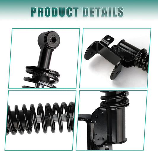 Golf Cart Front Shock Strut Assembly, EZGO Driver Side and Passenger Shocks Fits for RXV 2008-Up Carts, OEM 603024, 601246 -