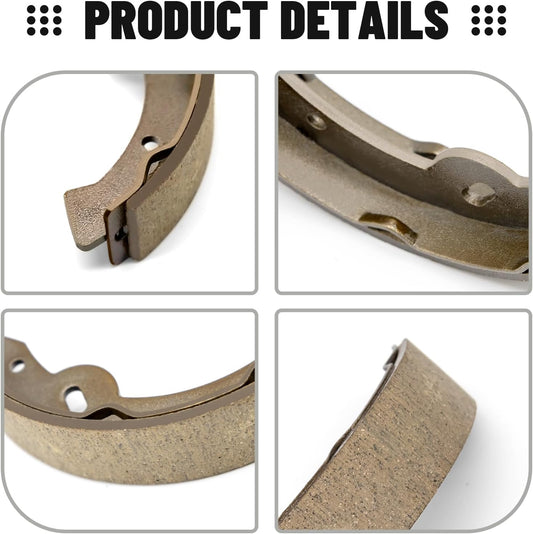 Golf Cart Brake Shoes for EZGO Medalist TXT 1997-Up, Workhorse 1996-Up, Yamaha G14-G22 94-06 Models OEM 27943G01 70795G01 -