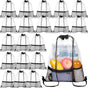 20 Pack Clear Drawstring Bags Bulk Stadium Approved Backpack for Sport Events Concerts Travel Beach -