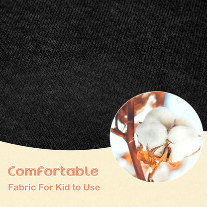 6 Pieces Car Seat Strap Pads Covers for Baby Kids, Carseat Shoulder Pads, Soft Belt Cover Infant Stroller Safety Cushion Boy and Girl, 2.4 x 5.7 Inches(Black) Black -