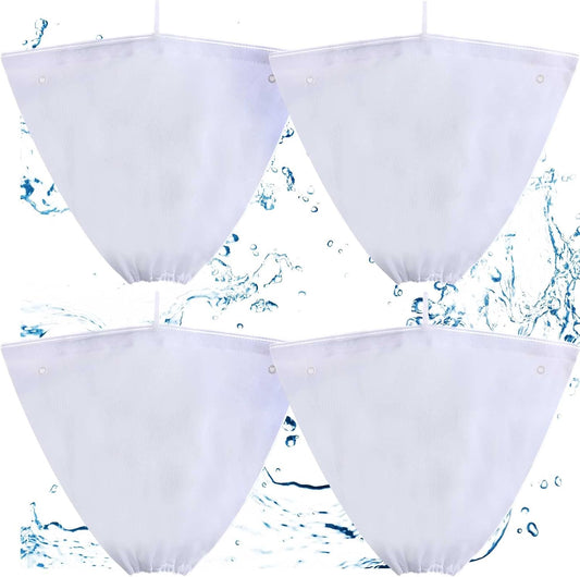 4 Pcs Pool Cleaner Fine Filter Bag Spa Part Replacement Compatible with Aquabot Products 8114 Wheeled Cleaners S2-40 S2-50 Pura 4X 5X S2-4x S2-4xi S2-5x -.
