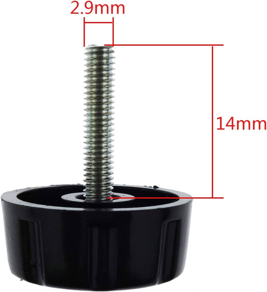 15 Pack Screws Nuts Caps for Fishing Spinning Reels Knob Power Handle Grip