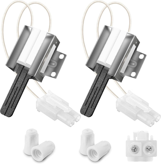 2 Pack Gas Range Oven Igniter, Compatible with Frigidaire Crosley Tappan 316489400 316489403 316428500 IG94 AP3963540 316428501 5304462661 PS1528534 1197384 7316489400 IG9400 -.