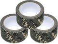 3 Rolls 2" x 32 ft Camo Tape, Self Adhesive Protective Camouflage Tape Waterproof Duct Non Reflective Fabric for Outdoor Hunting Military -