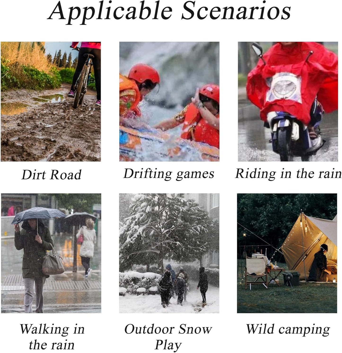 Waterproof Rain Shoe Covers Men Reusable Foldable Snow Boot with Reflector Non Slip Protector for Raining Day,Cycling,Gardening,Fishing,Hiking, Farming Transparent X-Large