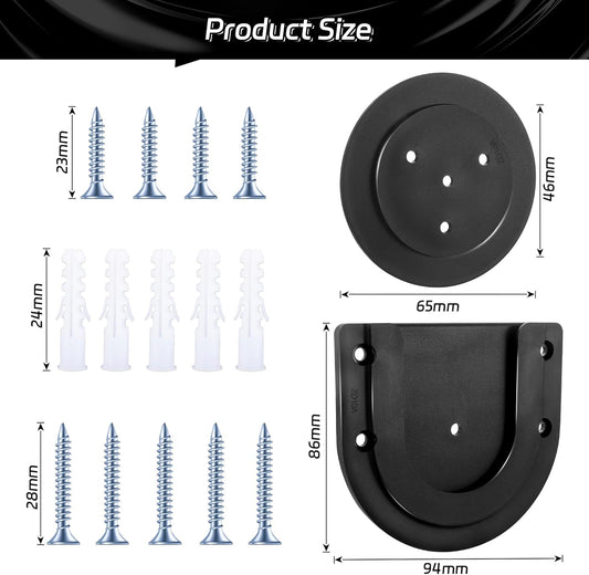 Dartboard Mounting Bracket,Dartboard Bracket Hanging Dartboards Professional,Black Black O Shaped